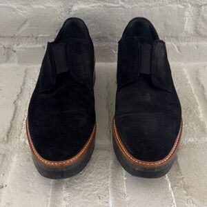 Women’s Vince Black Suede Loafer, 8.5